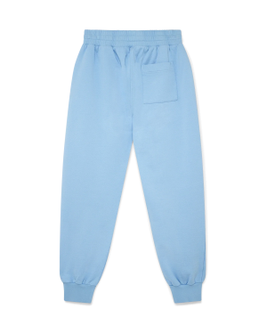 Blue Logo Patch Sweatpants