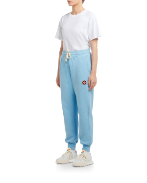 Blue Logo Patch Sweatpants