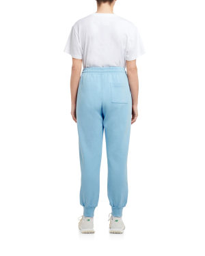 Blue Logo Patch Sweatpants