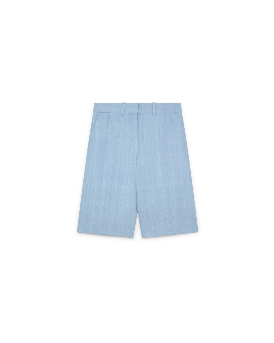Light Blue Tailored Shorts