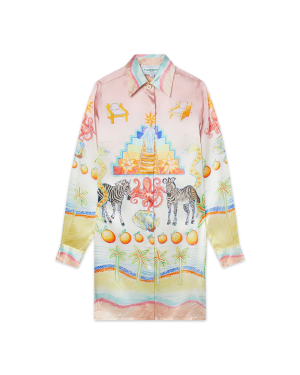 L’Arbre De Vie Button Through Dress