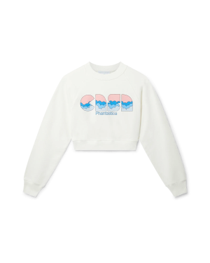 Casa Clouds Cropped Sweatshirt