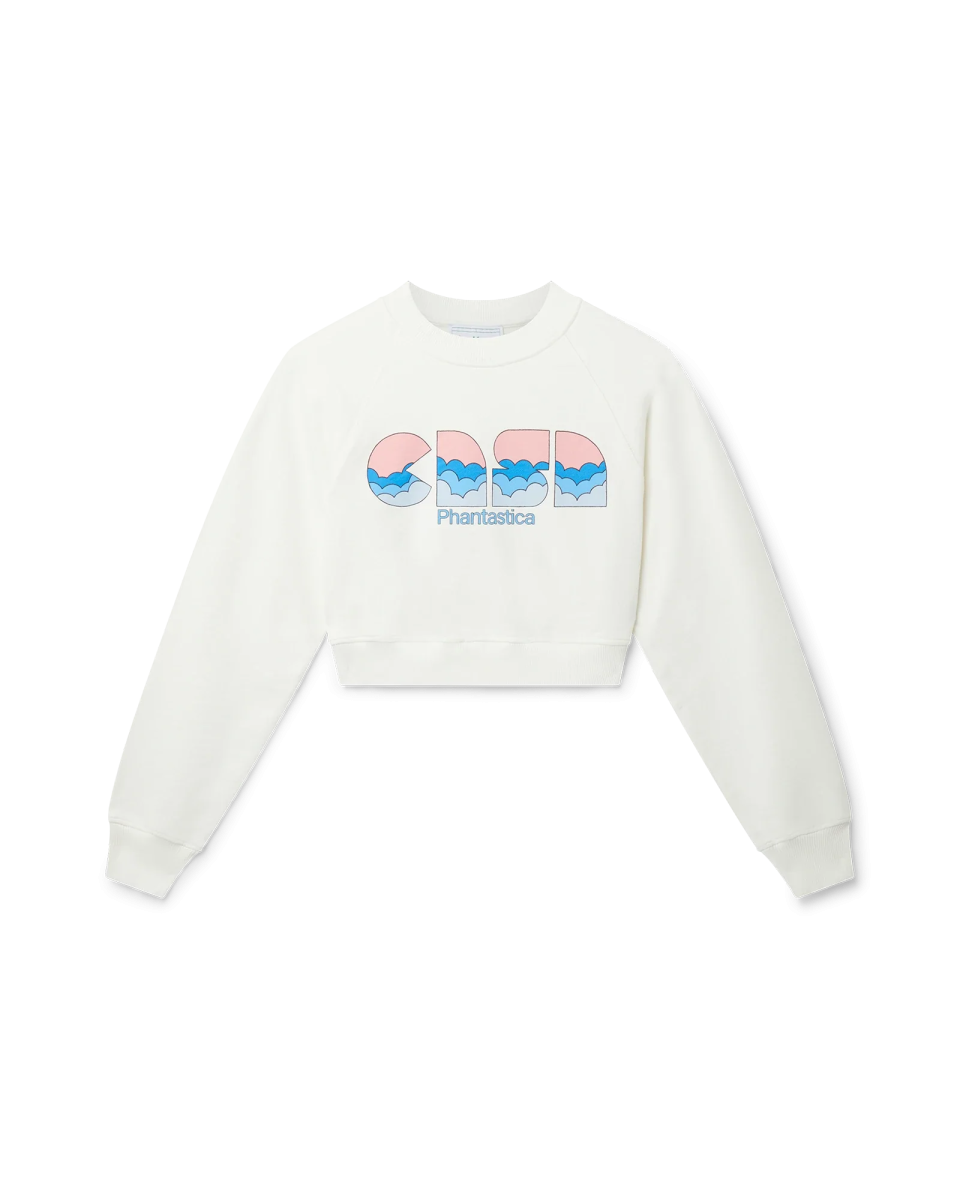 Casa Clouds Cropped Sweatshirt