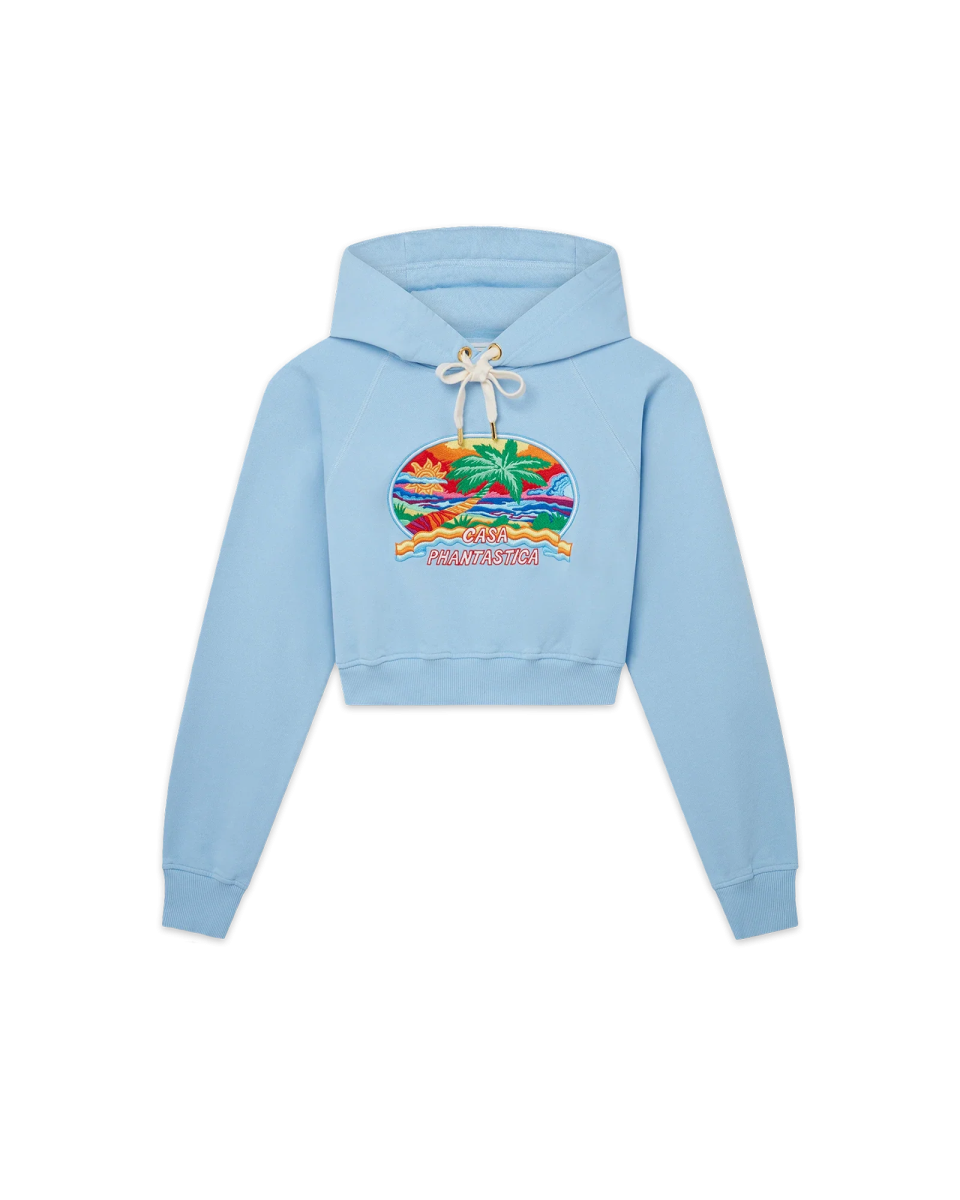 Casa Phantastica Cropped Hooded Sweatshirt