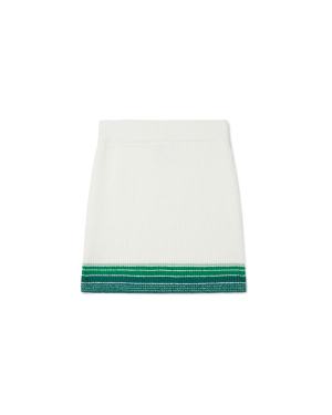 Boucle Knit Mini Skirt