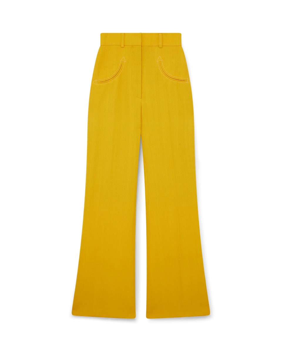 Western Pocket Flared Trouser