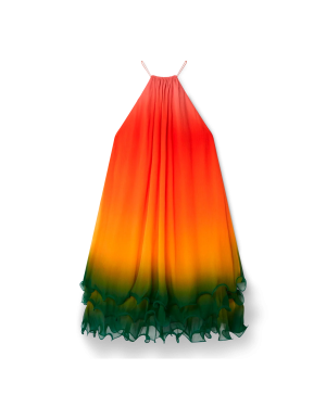 Rainbow Gradient Cocktail Dress