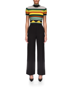 Knitted Striped Shirt