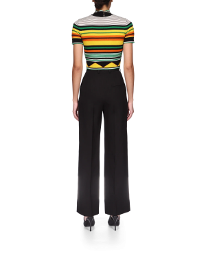 Knitted Striped Shirt