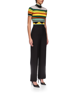 Knitted Striped Shirt