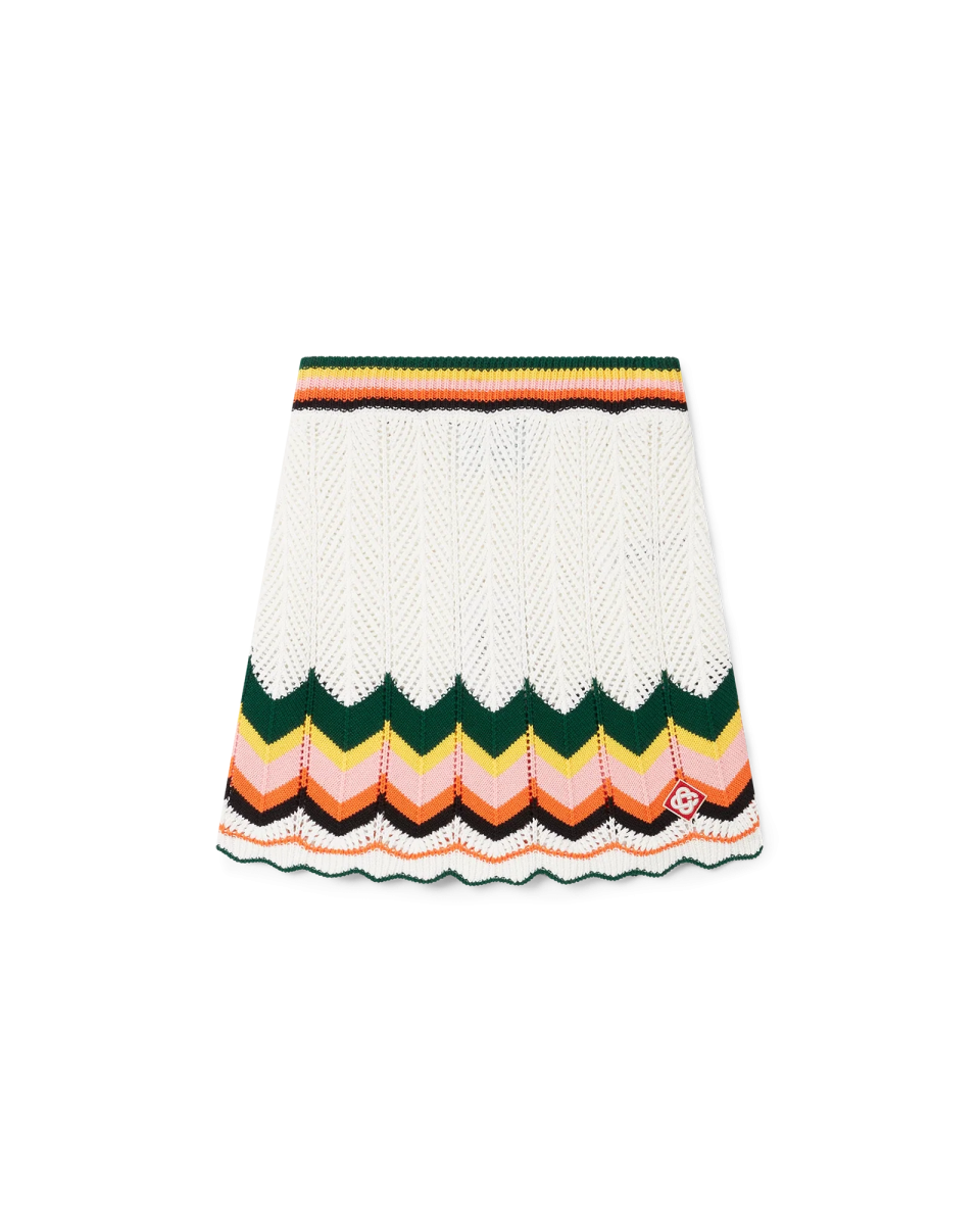 Chevron Lace Skirt