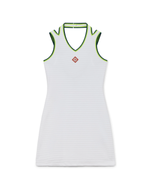 Textured Velour Tennis Dress