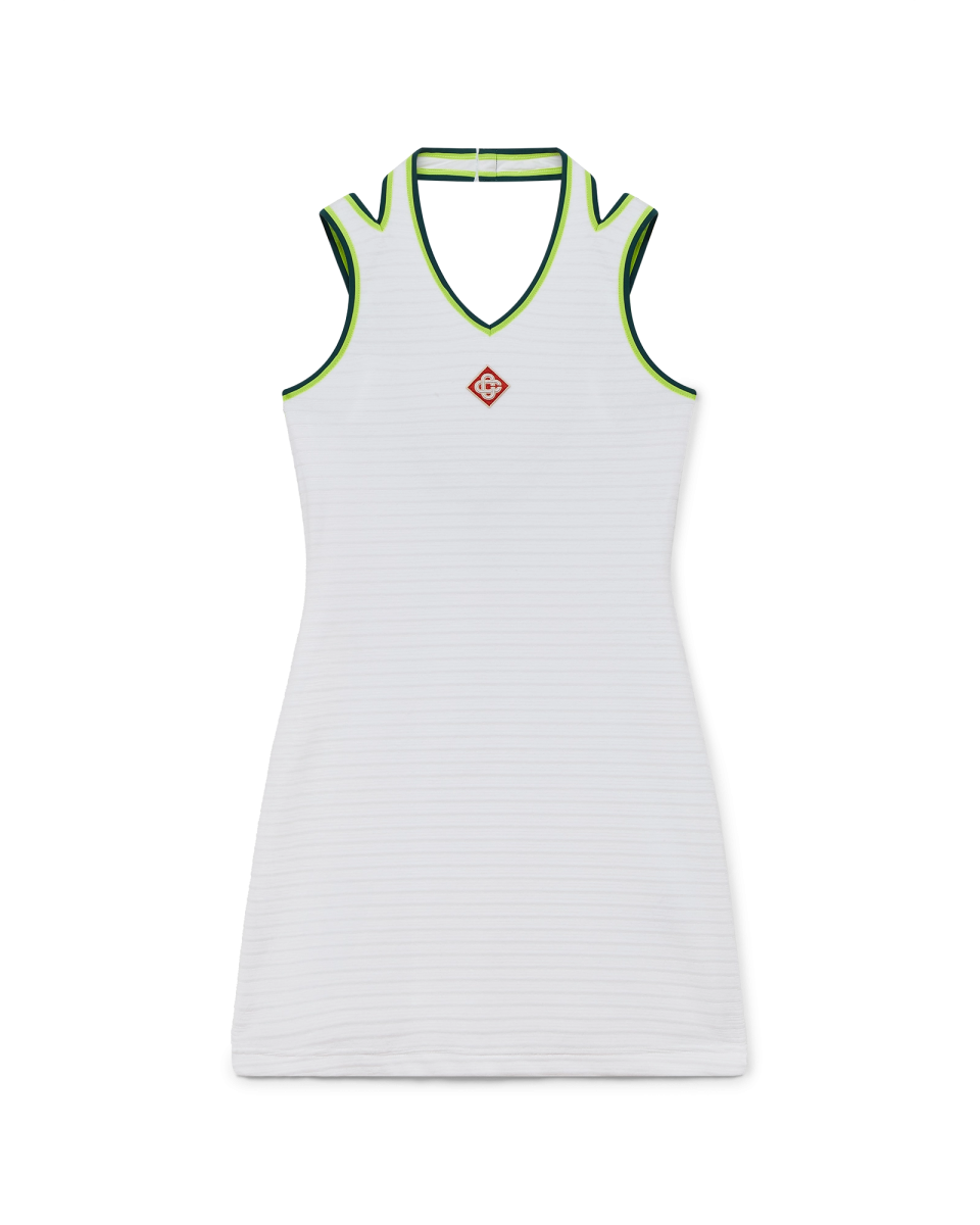 Textured Velour Tennis Dress