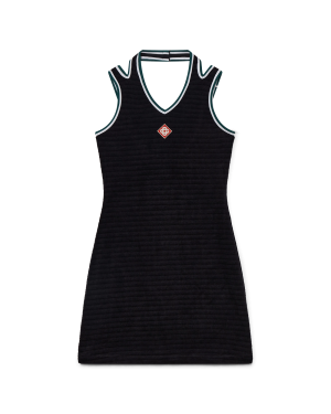 Textured Velour Tennis Dress