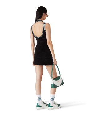 Textured Velour Tennis Dress