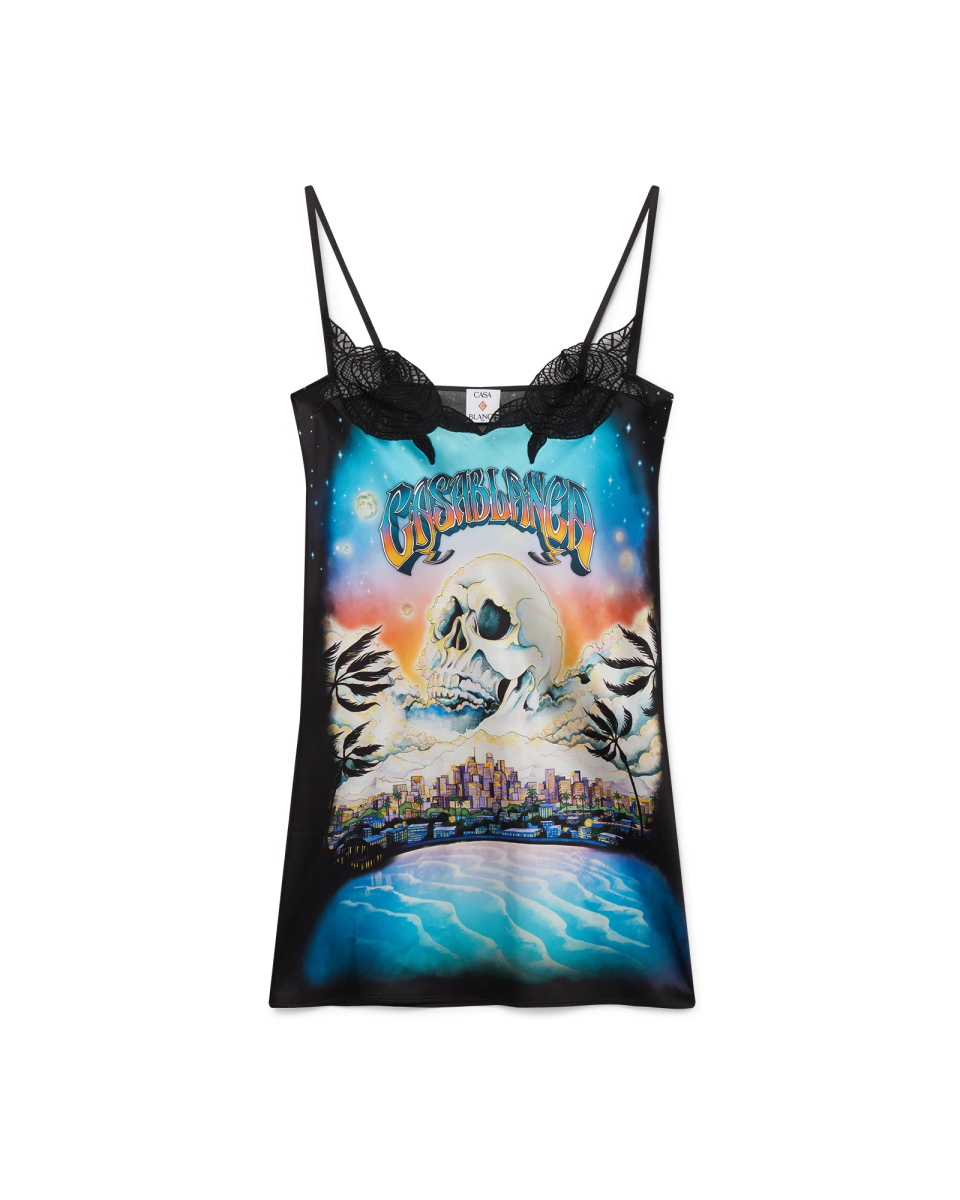 La Pr??monition Lace Slip Dress