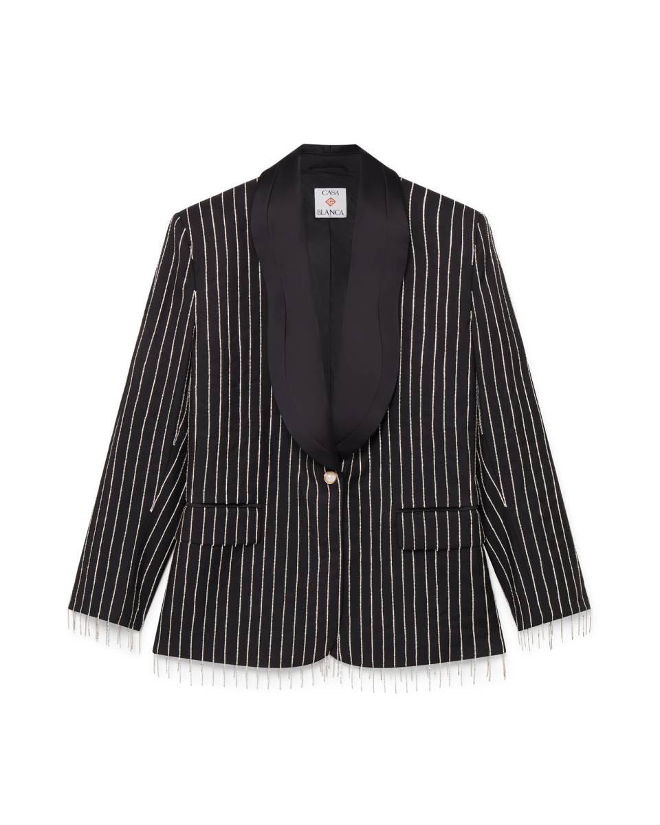Crystal Embellished Tailored Jacket