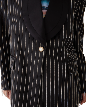 Crystal Embellished Tailored Jacket