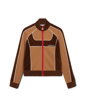 Chenille Panelled Track Jacket