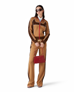 Chenille Panelled Track Jacket