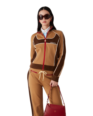 Chenille Panelled Track Jacket