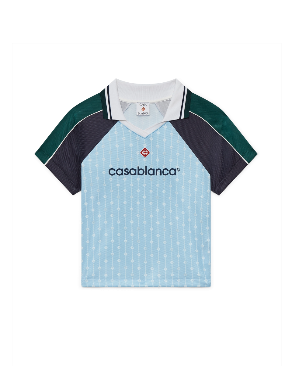 Pinstripe Laurel Football Short Sleeve Shirt