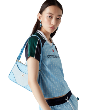 Pinstripe Laurel Football Short Sleeve Shirt