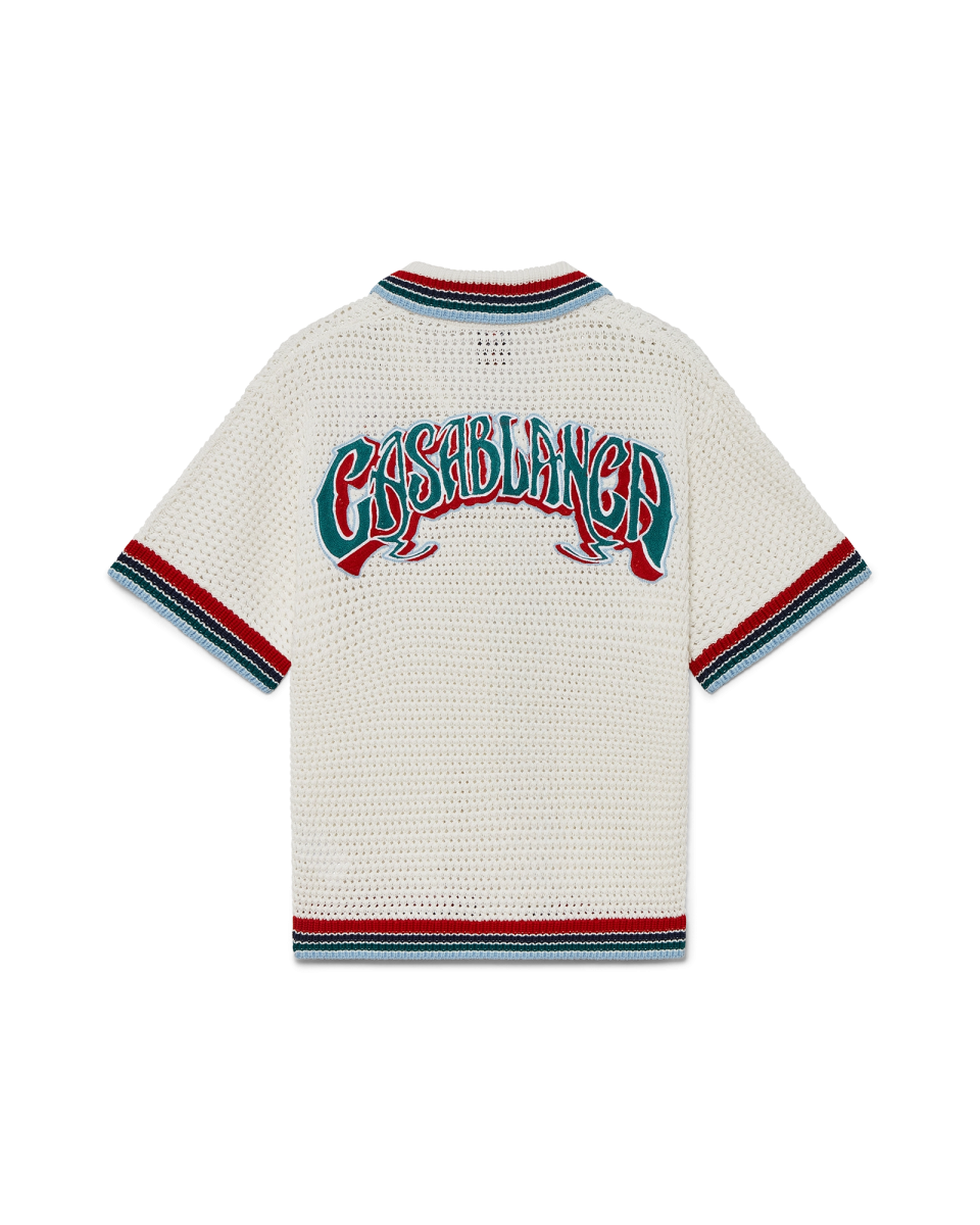 Gothic Crochet Short Sleeve Shirt