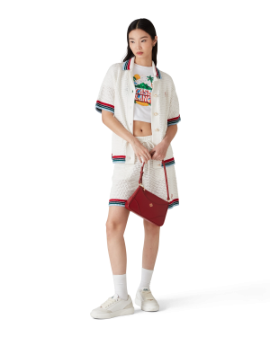 Gothic Crochet Short Sleeve Shirt