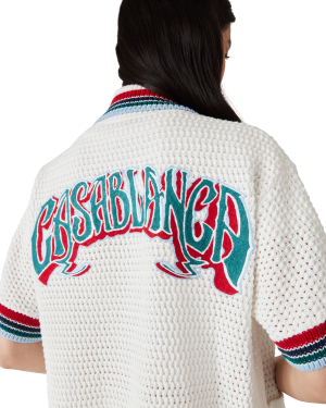 Gothic Crochet Short Sleeve Shirt