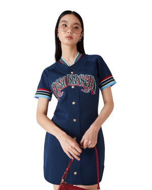 Knit Baseball Dress