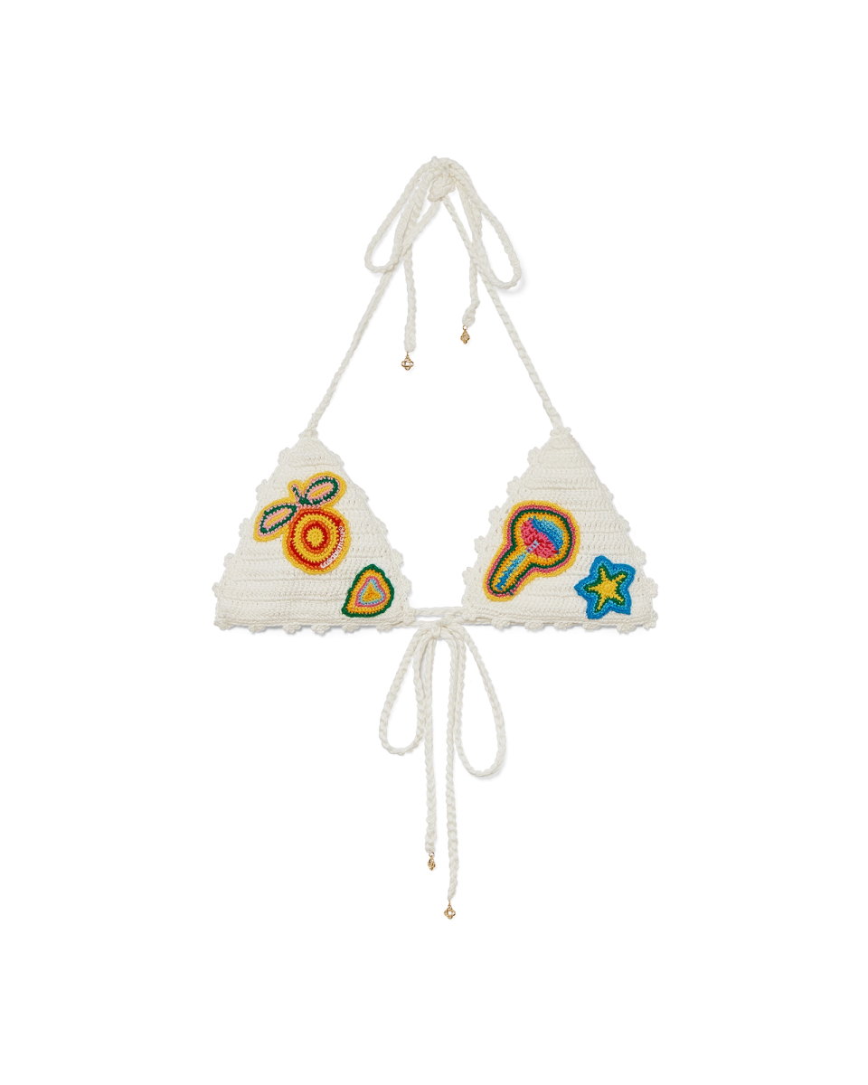 Motif Crochet Bikini Top