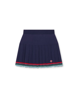 Baseball Pleated Skirt