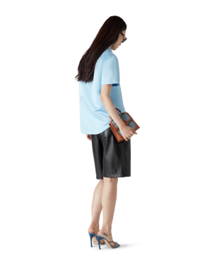 Satin Short Sleeve Shirt