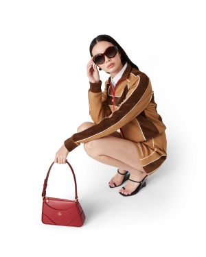 Chenille Panelled Mini Skirt