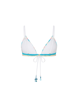 Stripe Towelling Bikini Top