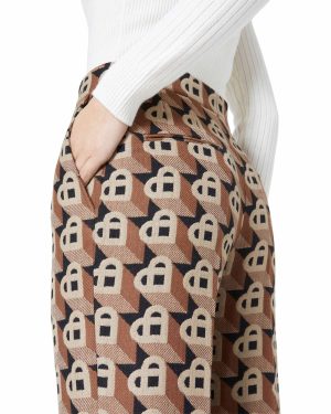 Heart Jacquard Trousers