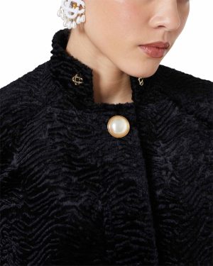 Astrakhan Short Suit Jacket