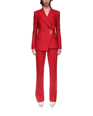 Asymmetric Double Breasted Jacket