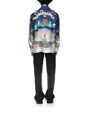 Le Temple Du Sport Long Sleeve Silk Shirt