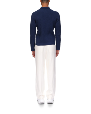 Boucle Polo Long Sleeve Shirt