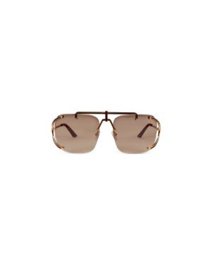 Gold & Brown The Pilot Sunglasses